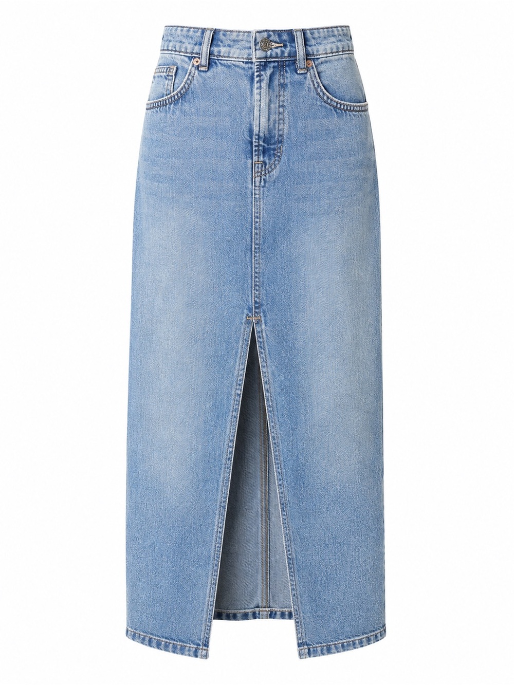 NWOT We The Free Nothing Better Denim Maxi Skirt 25 Boho Y2K Western